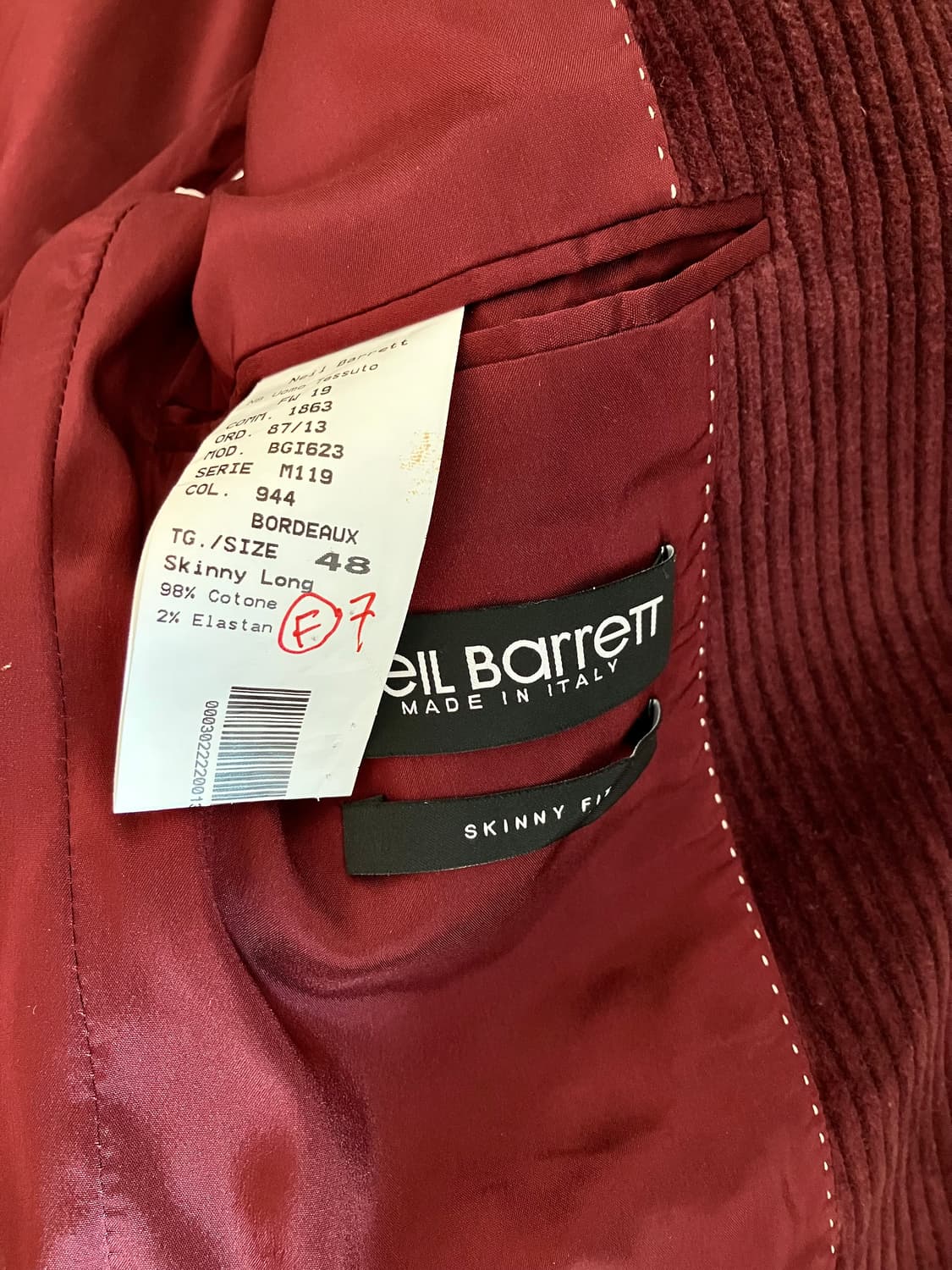 닐 바렛 코듀로이 자켓 상품이미지6