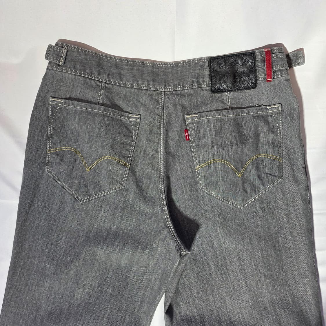 [34X34]리바이스X우영미 그레이 데님팬츠 상품이미지8