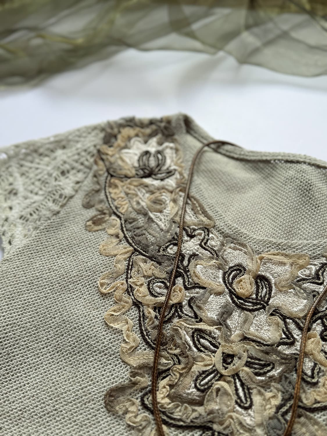 Crochet Floral Lace Top 0313 상품이미지3