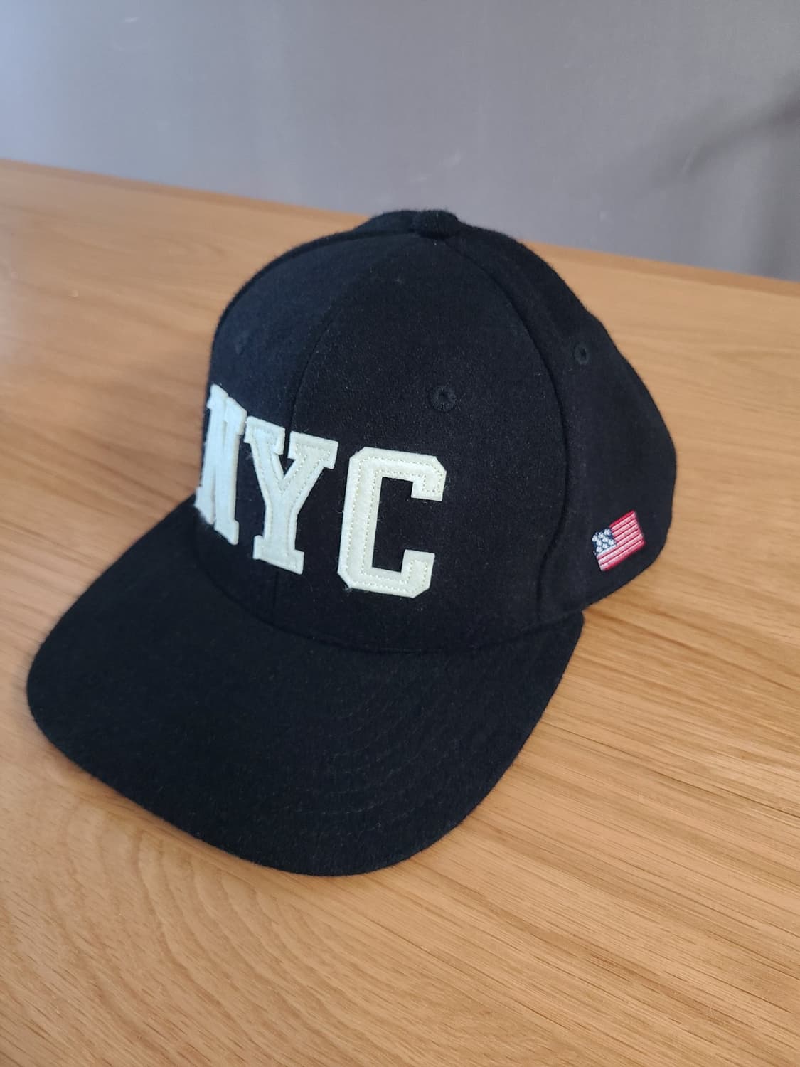[정품] 쇼트 NYC (Schott) 울 블렌드 성조기 스냅백  상품이미지2