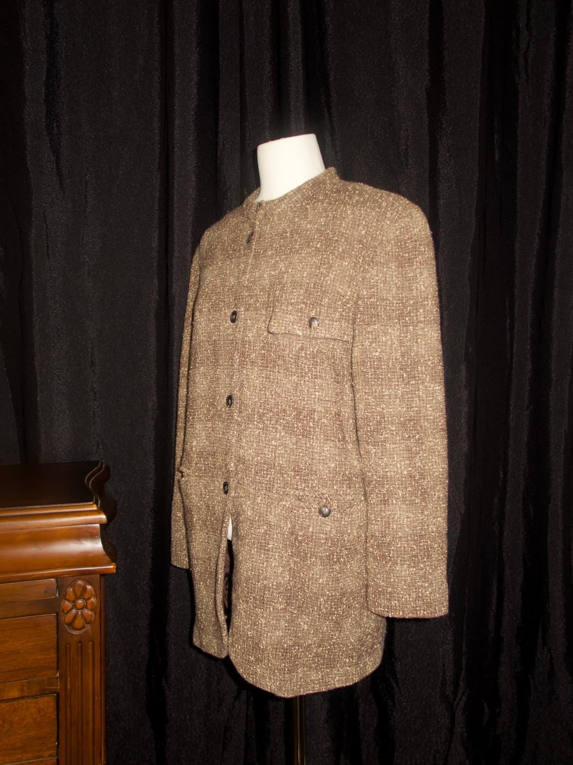 90s italy  stand collar jacket  상품이미지2