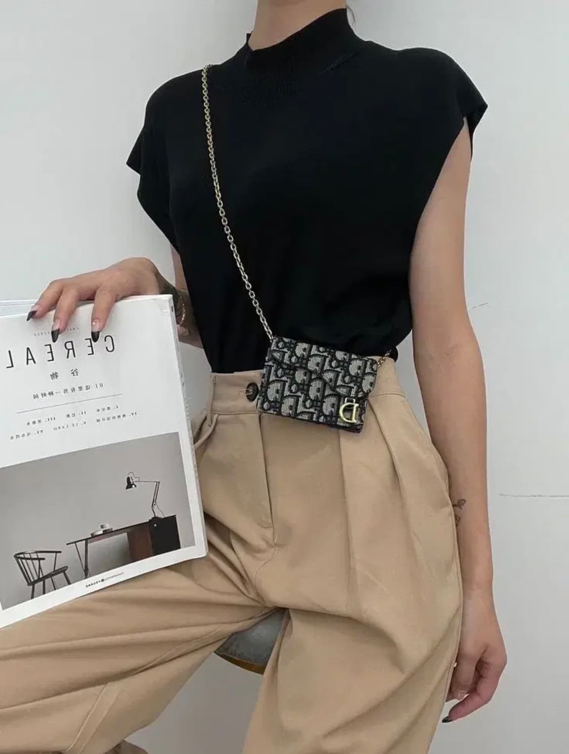 [정품] 디올 오블리크 카드지갑 + 전용 체인 상품이미지9