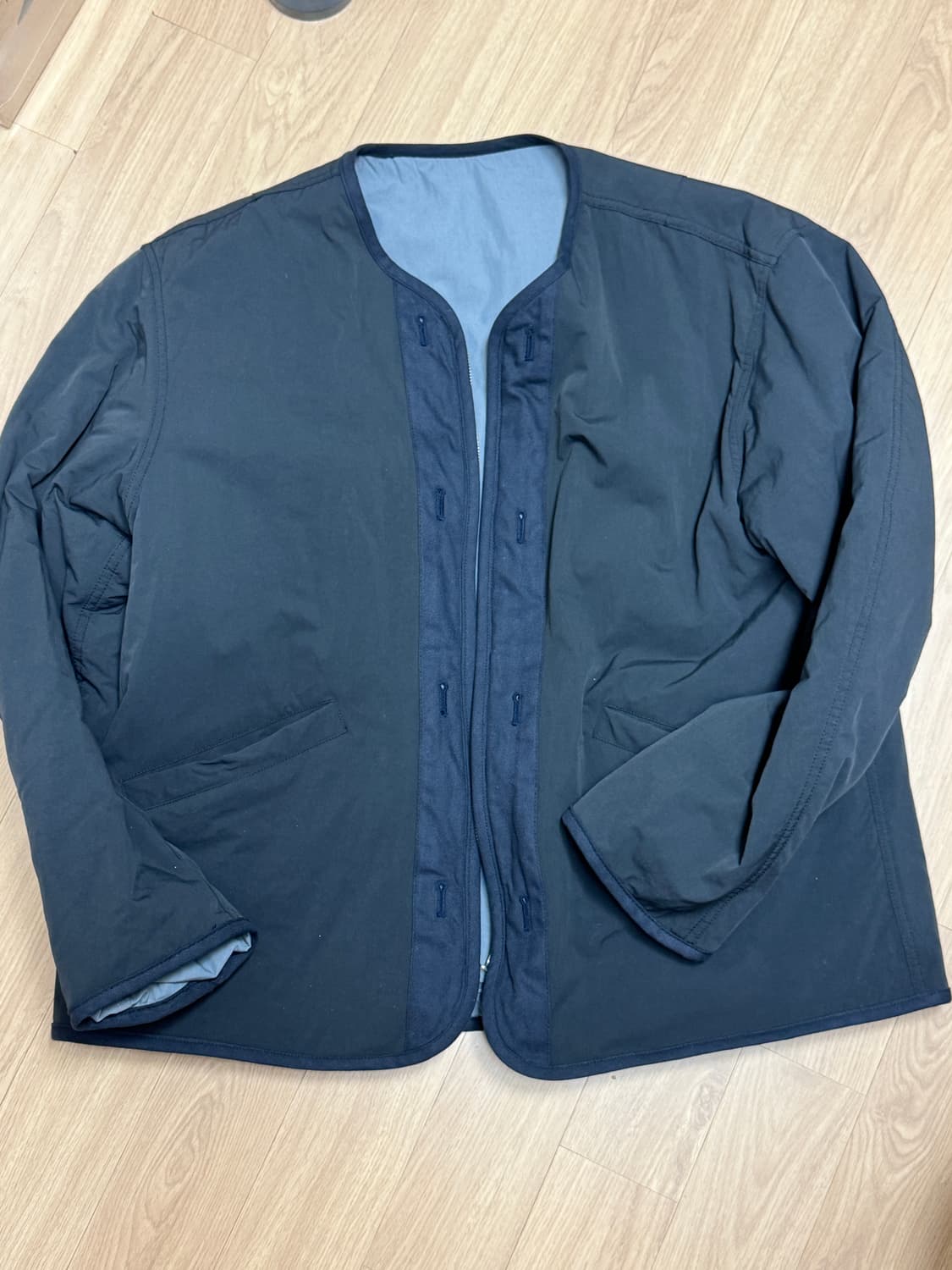 [3사이즈] 히즈핸더 라이너 자켓 네이비 상품이미지1