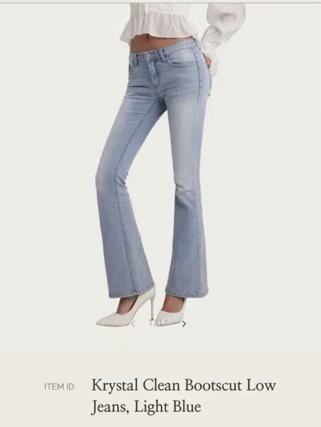 kleesier Krystal Clean 부츠컷 청바지, m사이즈 새거 상품이미지2