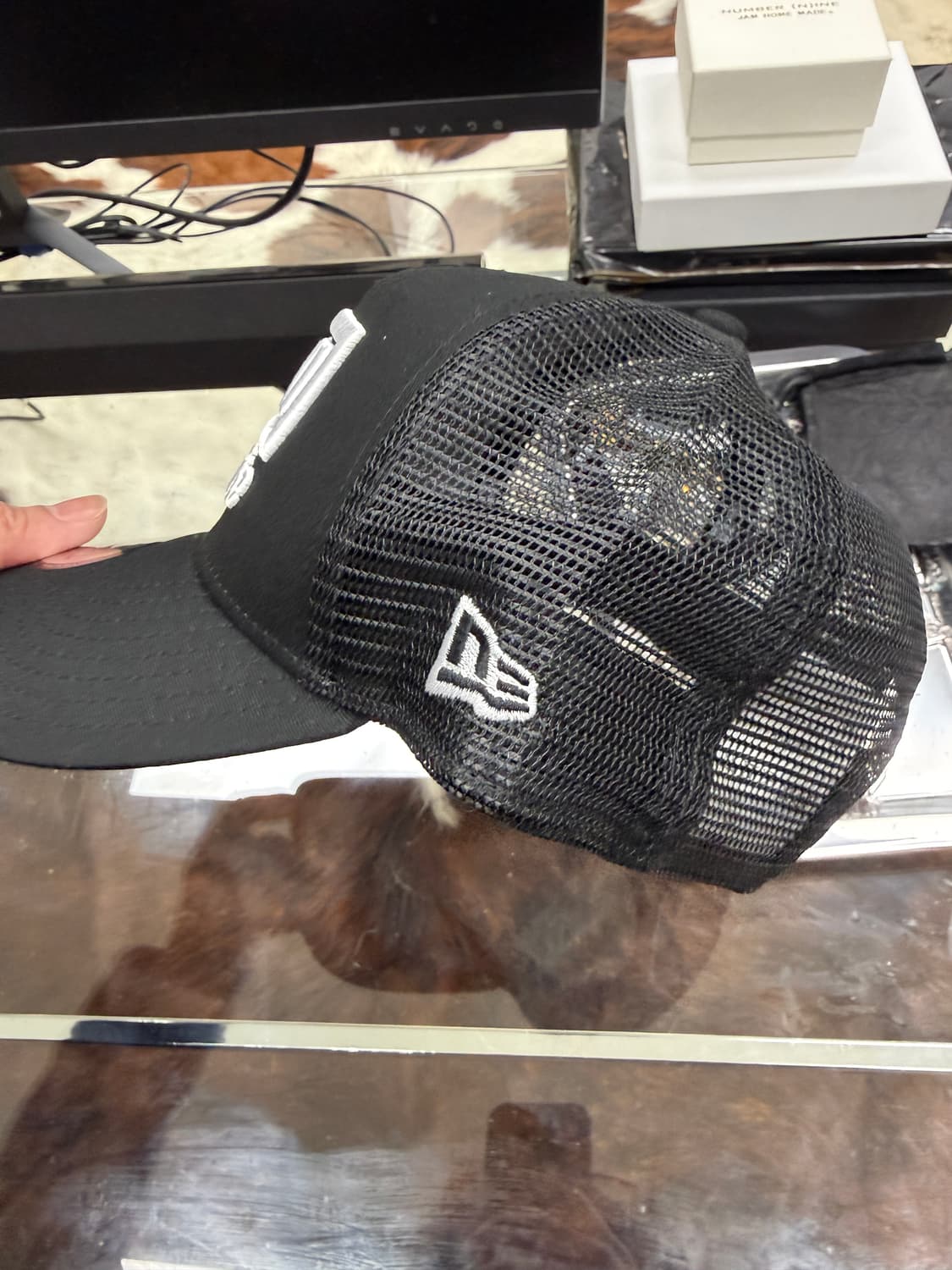 넘버나인 x 뉴에라 N(N) 메쉬 트러커캡 상품이미지3