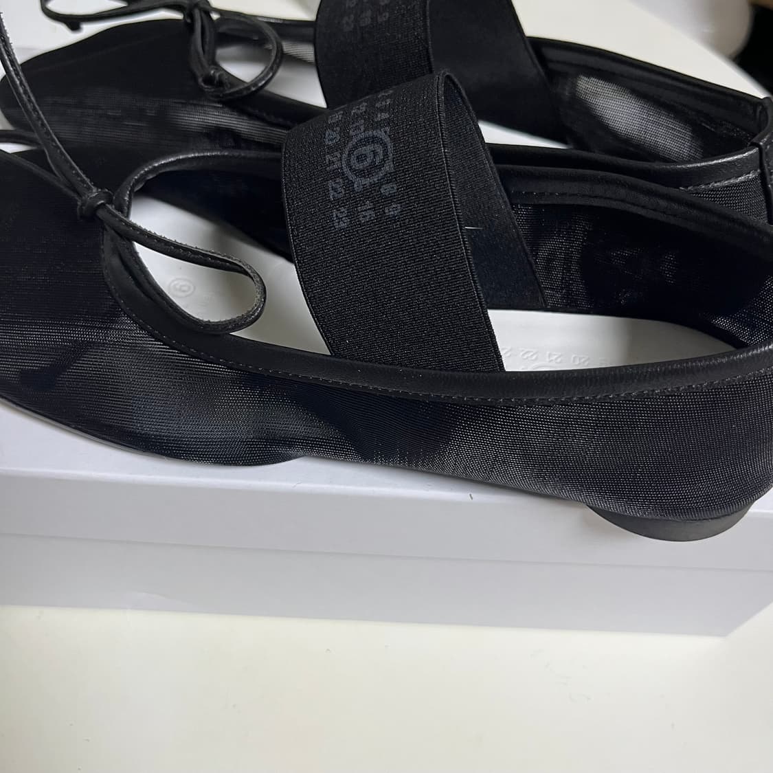 (37.5) mm6 마르지엘라 타비 메쉬 플랫 상품이미지3