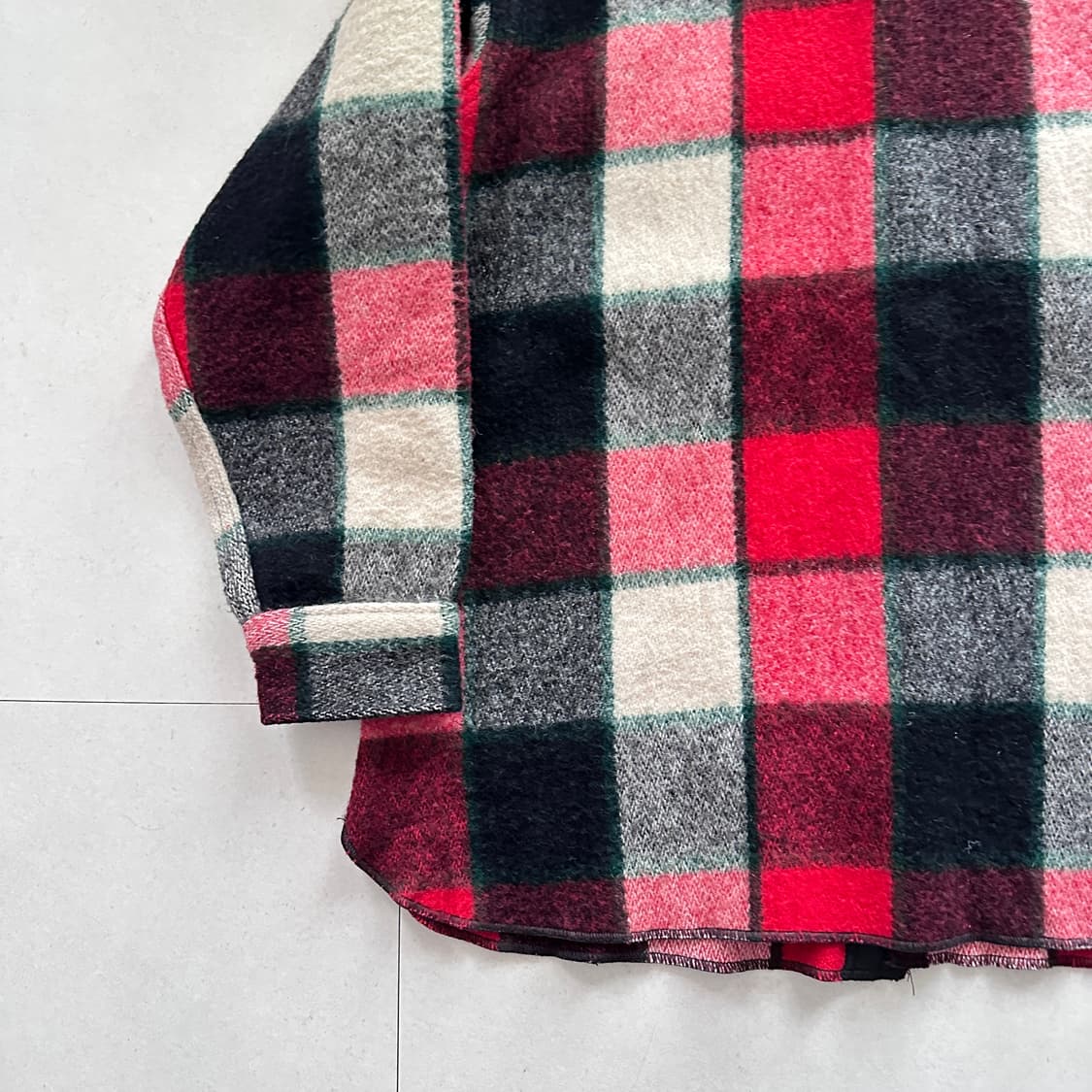 울리치 70s 빈티지 울 셔츠 자켓 XL 상품이미지8