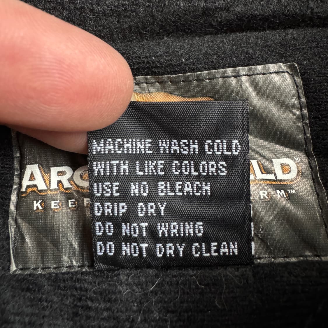 칼하트맛 덕액티브 후드 워크자켓 블랙 상품이미지8