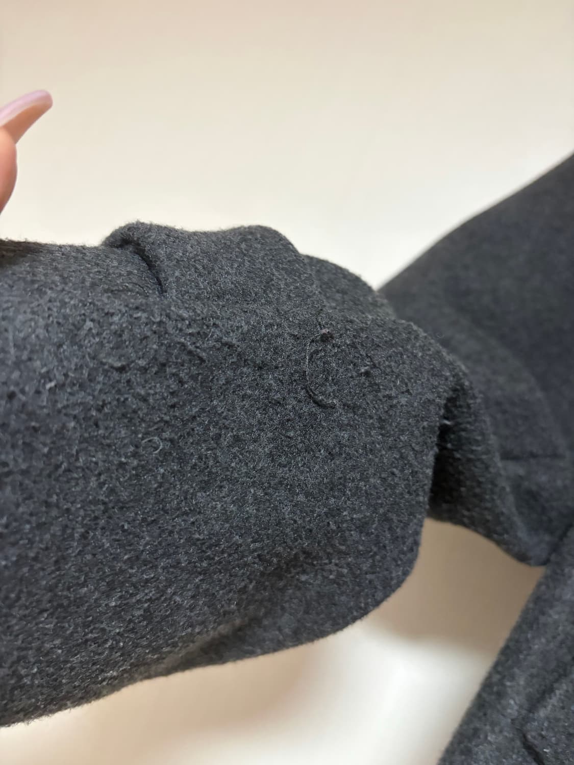 자라 하이넥 숏코트 차콜 상품이미지4