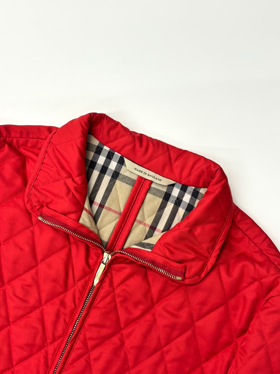 Burberry 버버리 레드 퀄팅 집업 자켓 상품이미지5