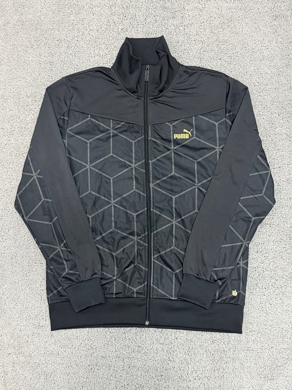 (XL) 푸마 트랙탑 져지 블랙/골드 상품이미지1