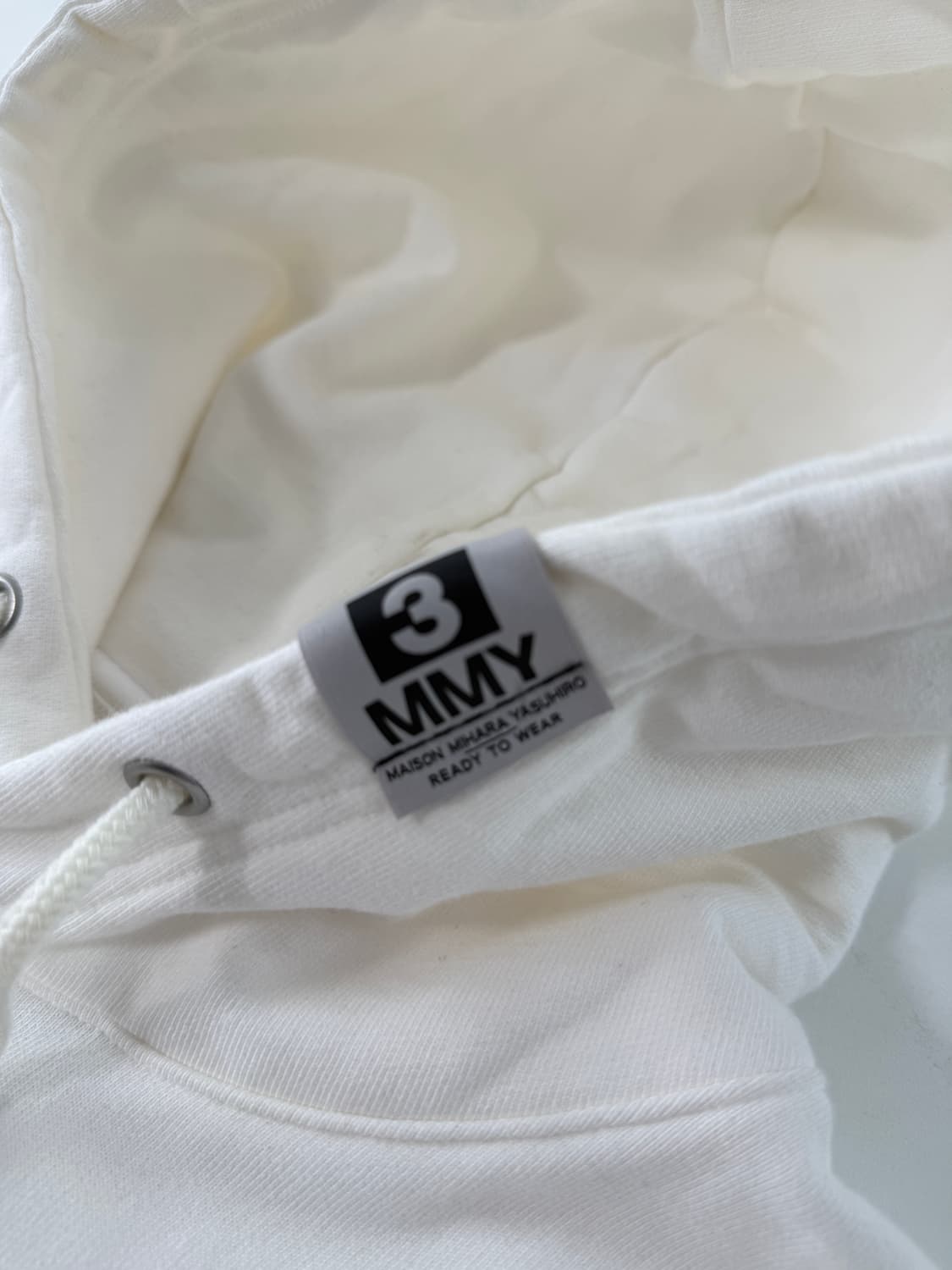 메종 미하라야스히로 24ss 오버핏 스마일리 페이스 스웻 후드 상품이미지6