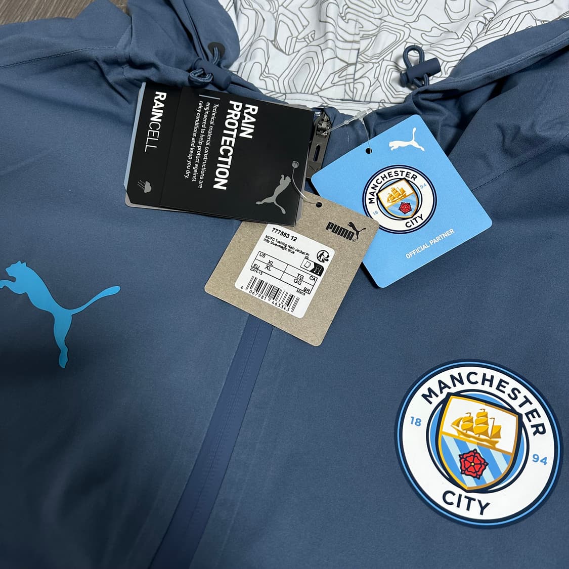 (새상품) 맨체스터시티 레인자켓 바람막이 XL 상품이미지2