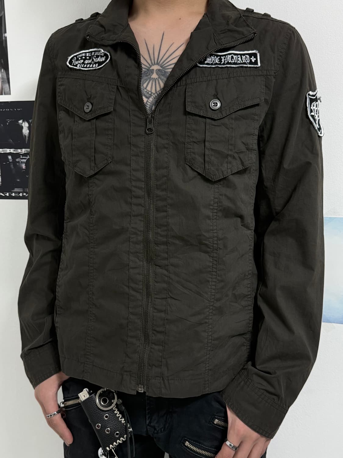 00s patch pocket detail zip up 상품이미지7