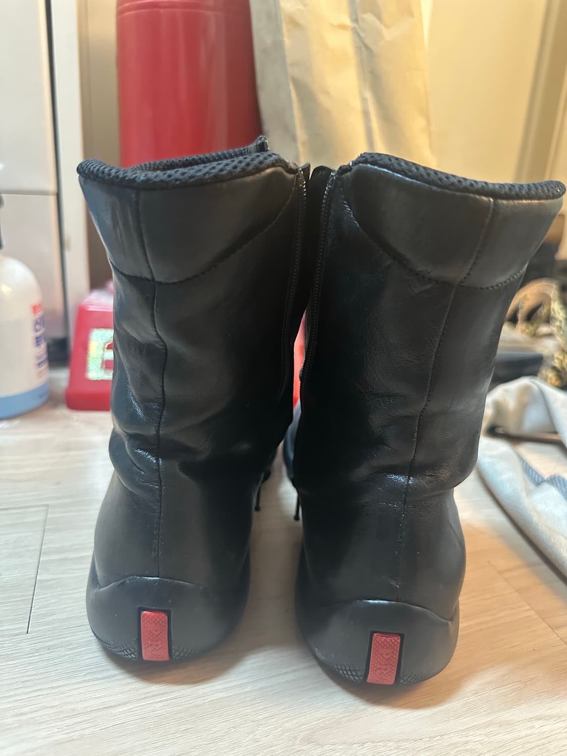 PRADA SPORTS LEATHER BOOTS 36(230) 상품이미지4