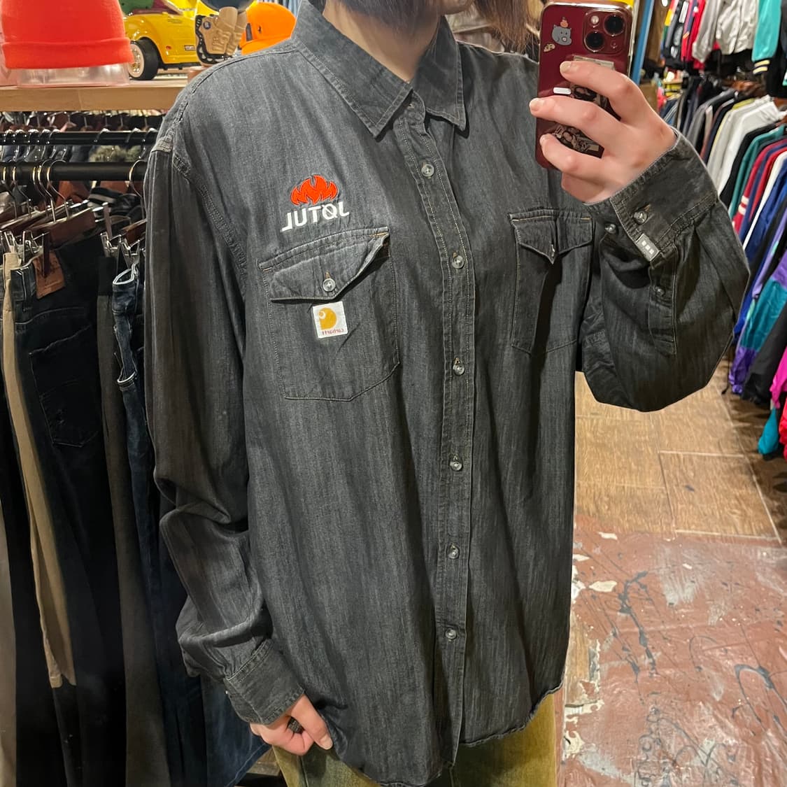 [HI] 칼하트 데님 셔츠 상품이미지3