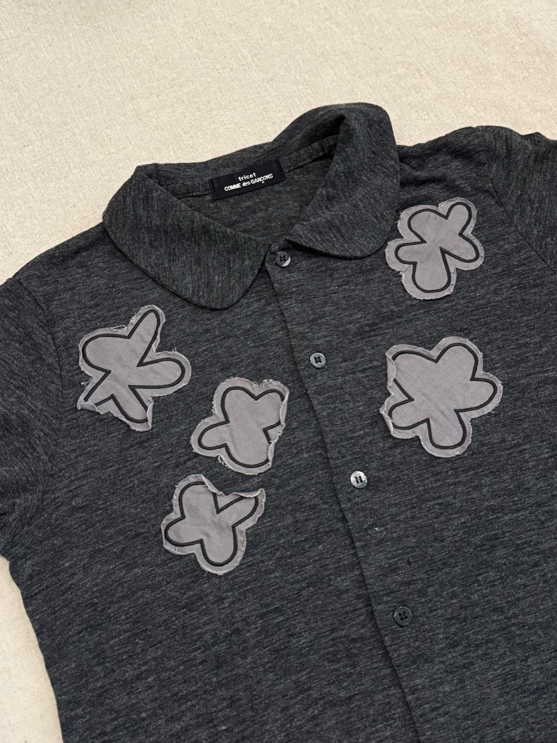 꼼데가르송 99ss 플라워 패치 가디건 상품이미지6