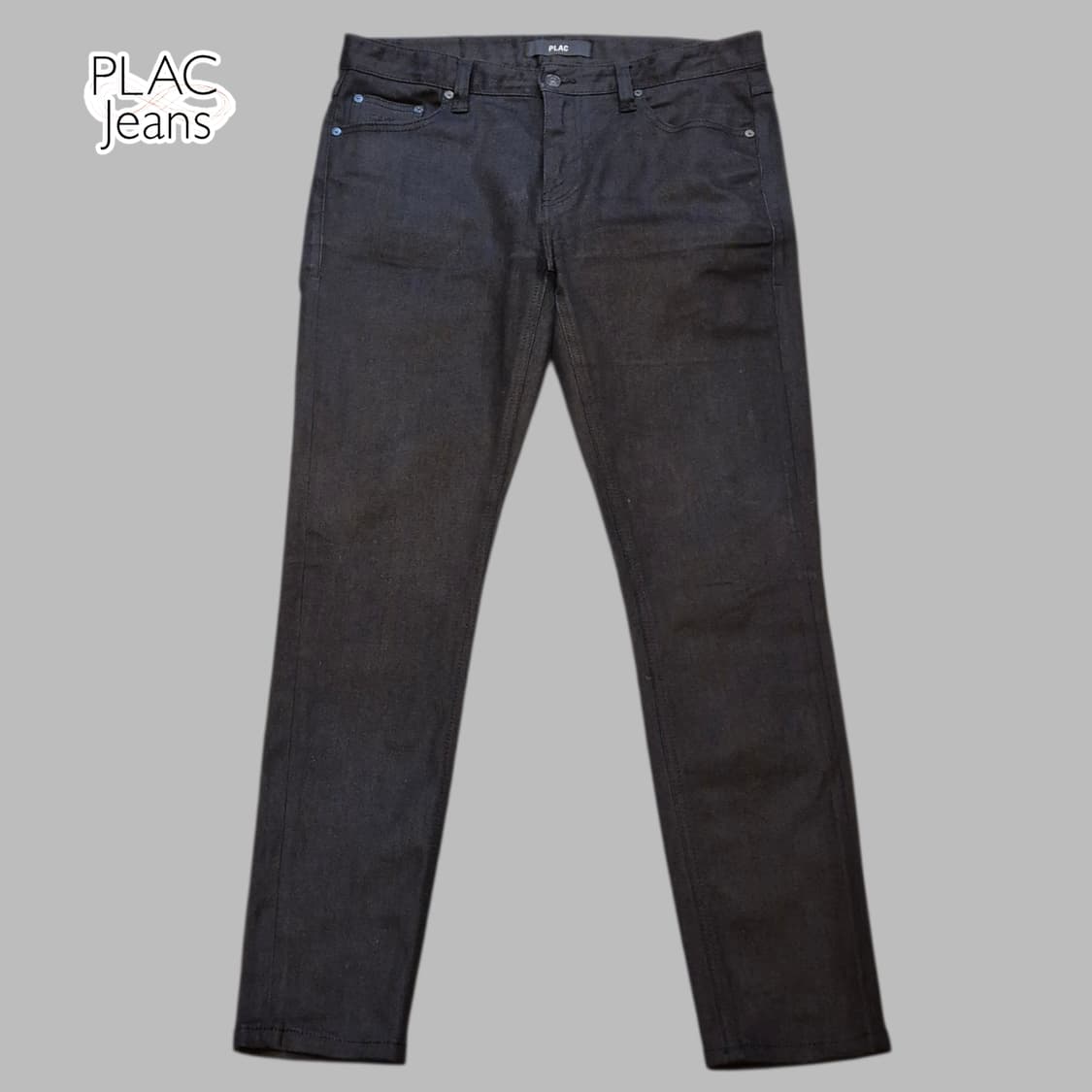 34인치 플랙진 KURZ 슬림핏 블랙진  상품이미지1