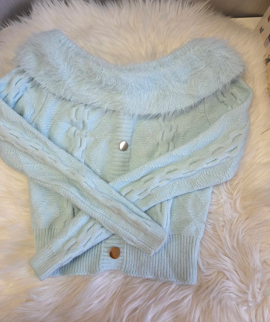 curetty 앙고라 가디건등 총4종 xs#새상품 상품이미지5