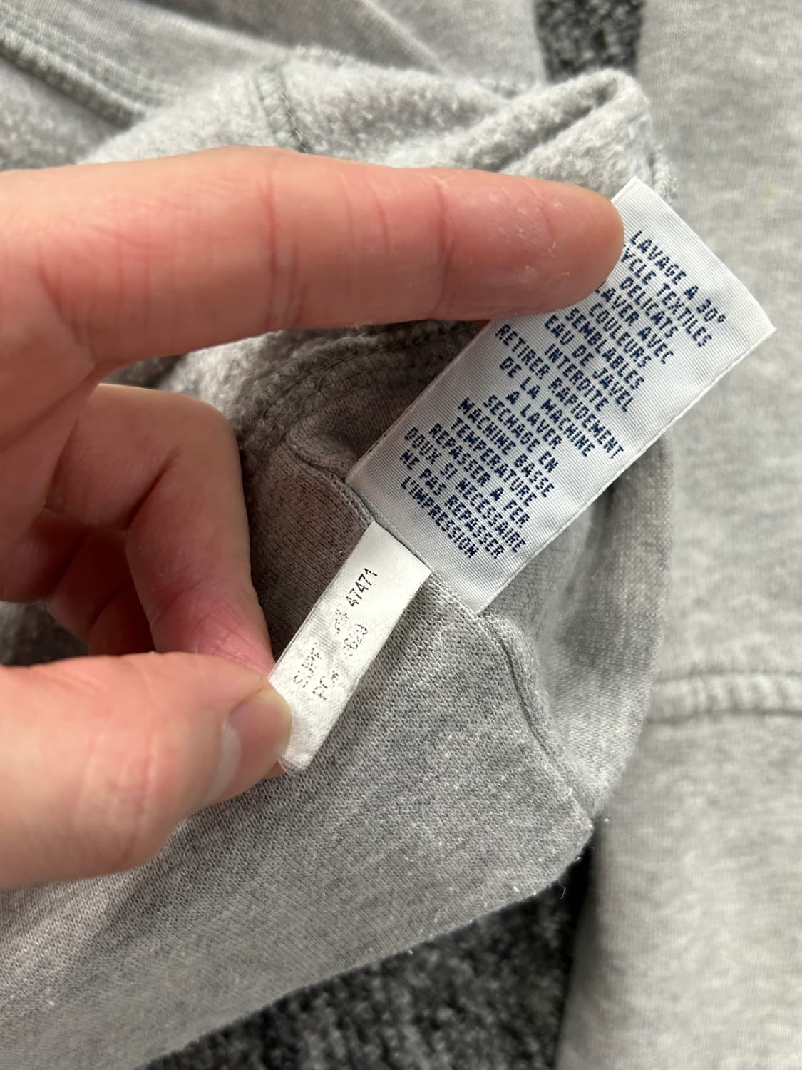 폴로 랄프로렌 신형 빅포니 그레이 후드티 M  상품이미지10