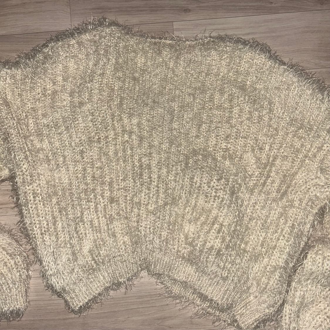 빈티지 앙고라 부클 퍼 가디건 상품이미지2