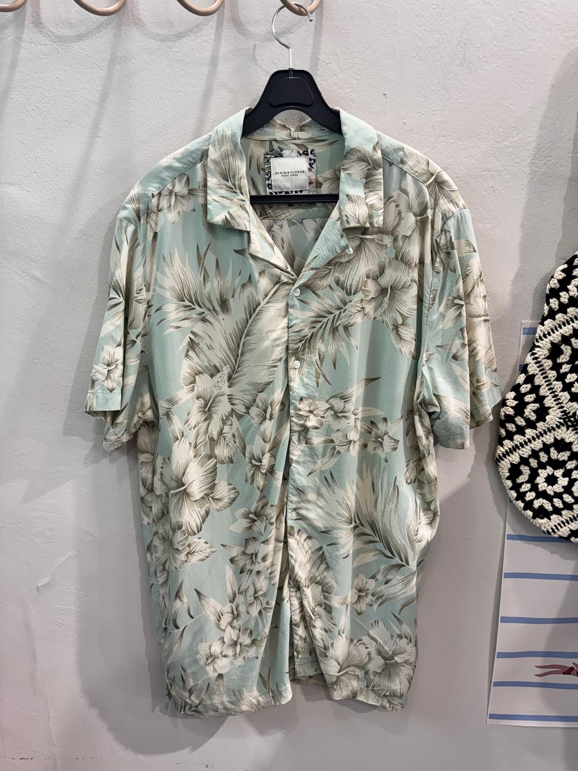 denim&flower 비스코스 셔츠 상품이미지1