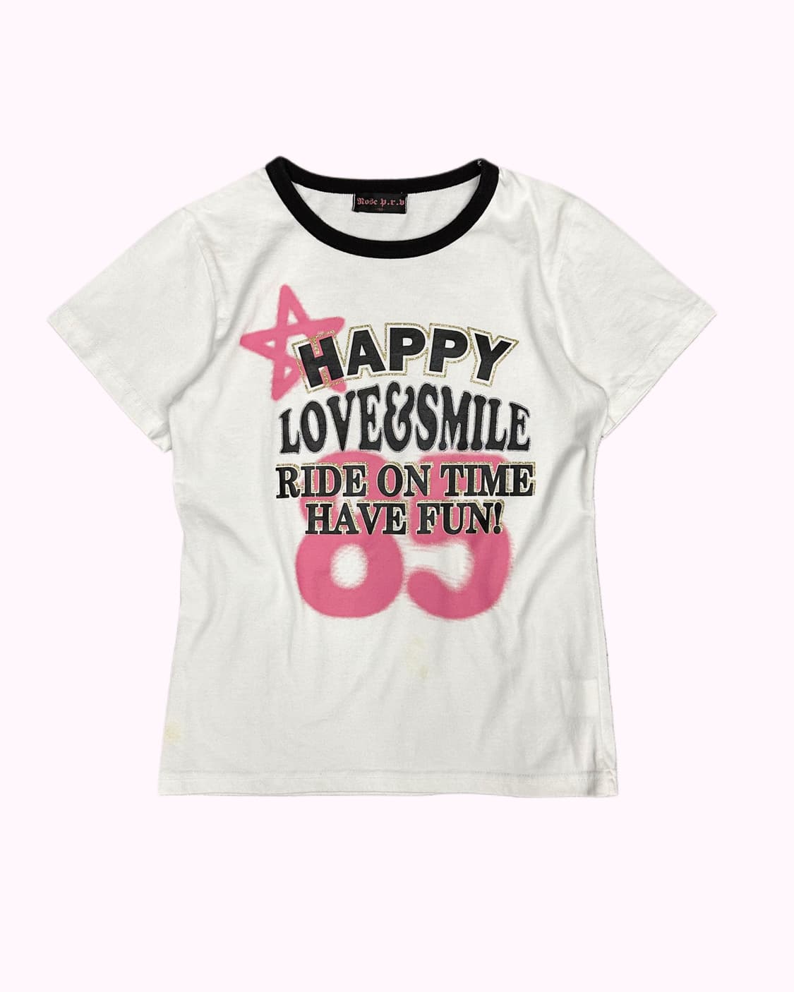 kitsch lettering crop t-shirt 상품이미지2