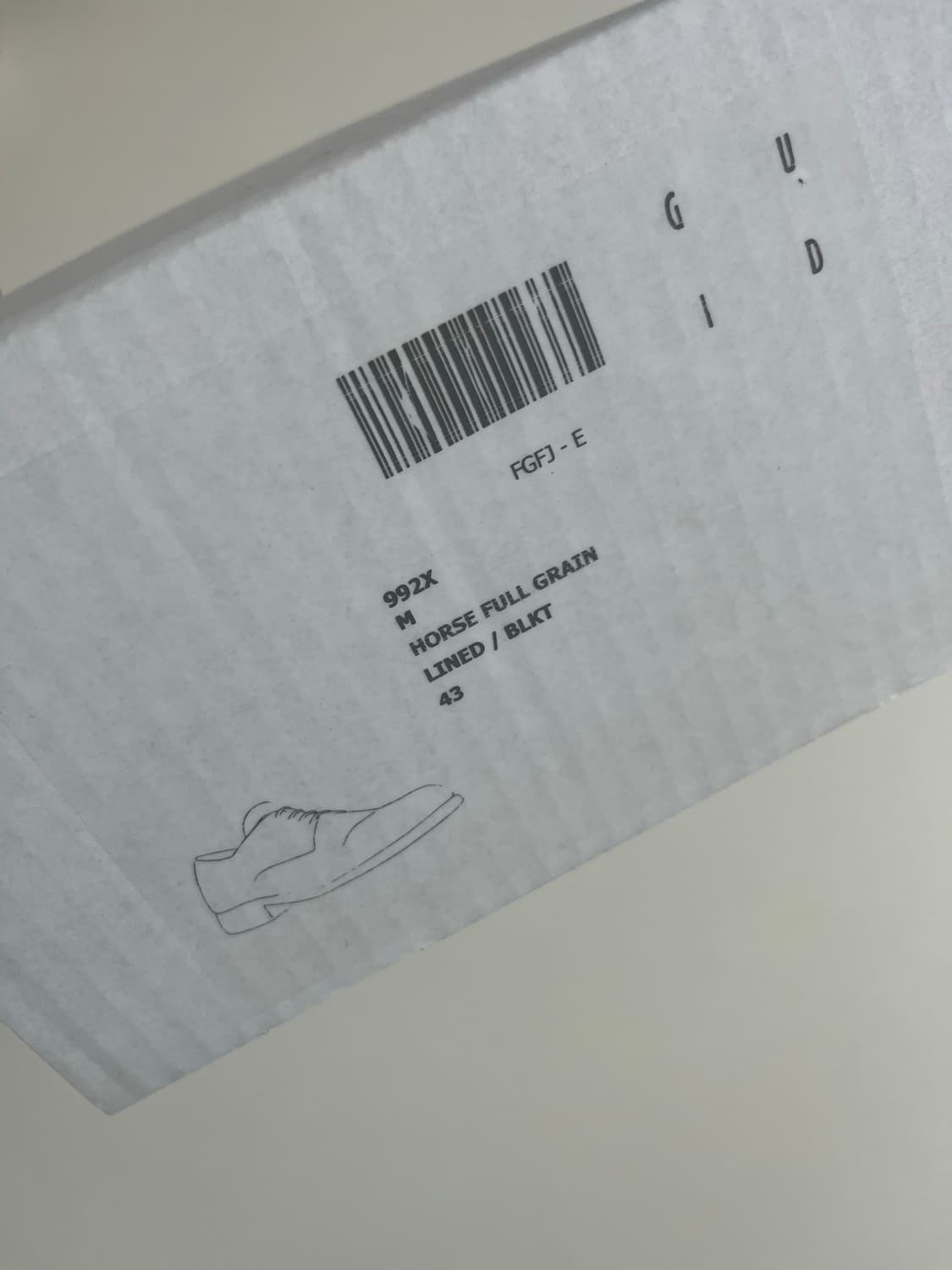 구이디 992x 더비슈즈 /43 상품이미지3