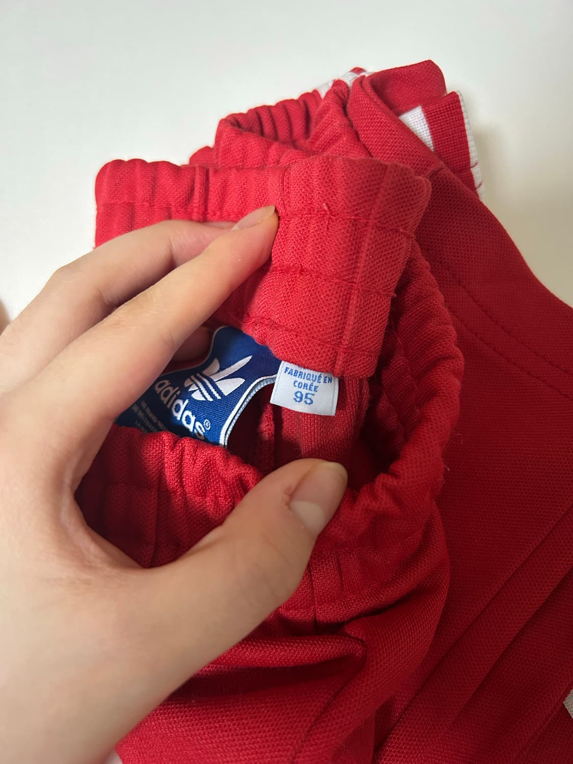 아디다스 빨간 바지 상품이미지2