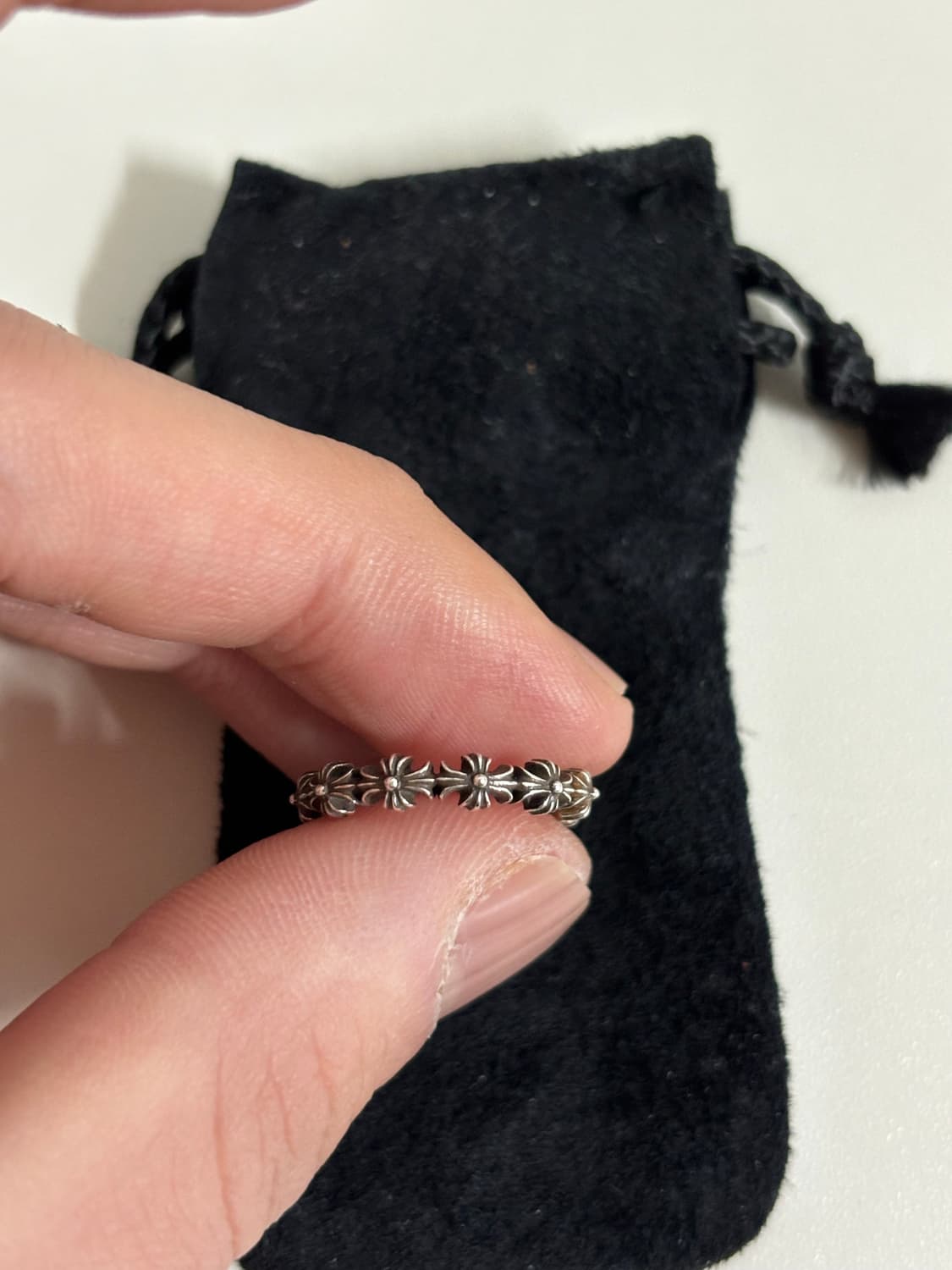 [US5] 크롬하츠 ch 밴드링 실버 상품이미지6