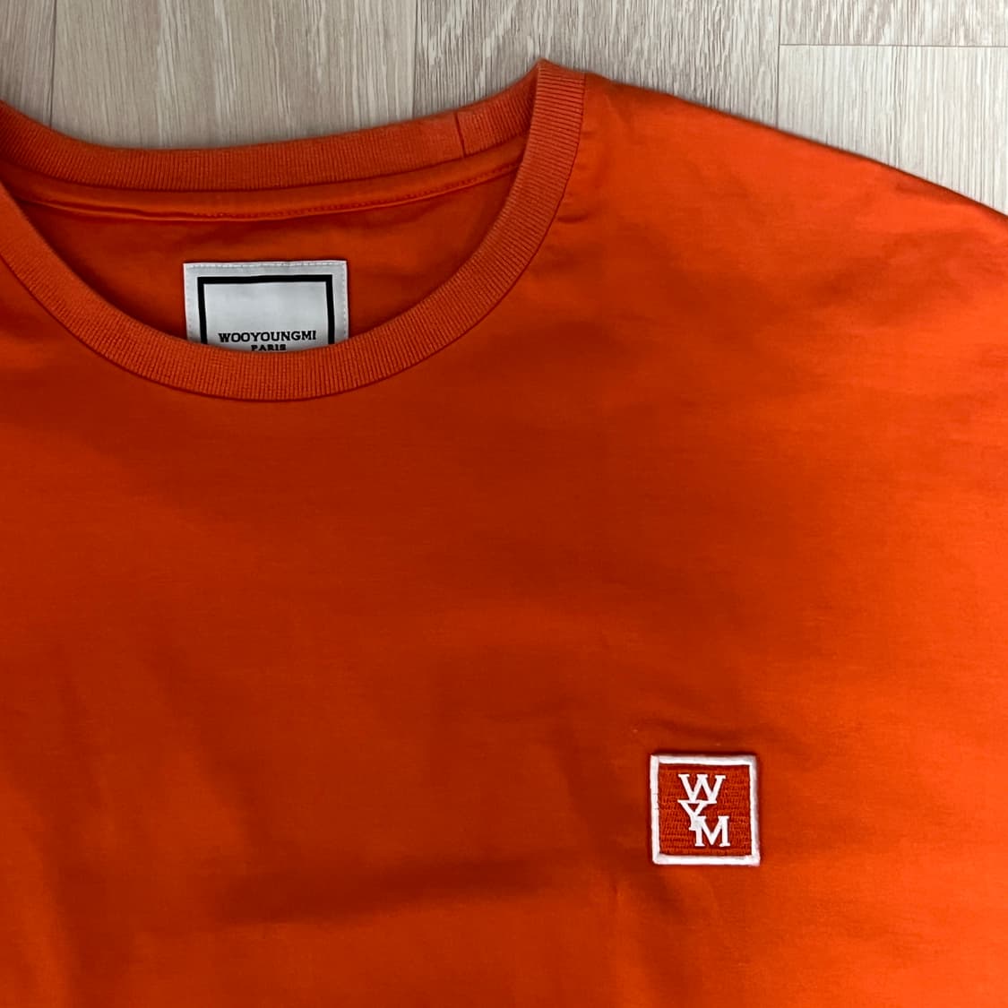 우영미 오렌지 반팔 티셔츠 48 상품이미지2