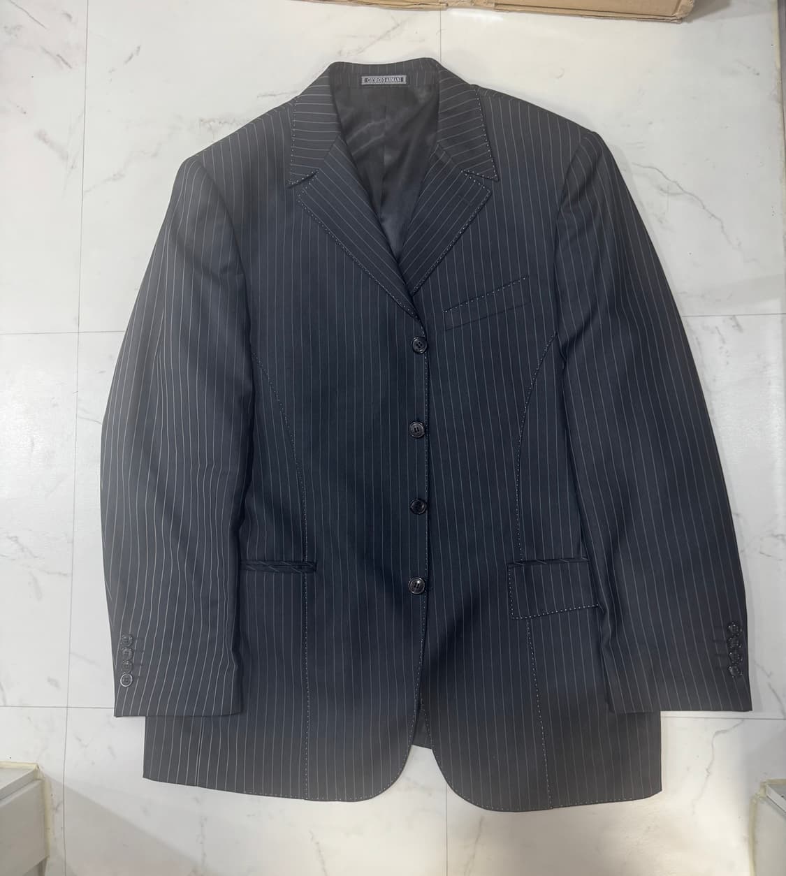 조르지오 아르마니 스트라이프 블레이저 자켓 상품이미지1