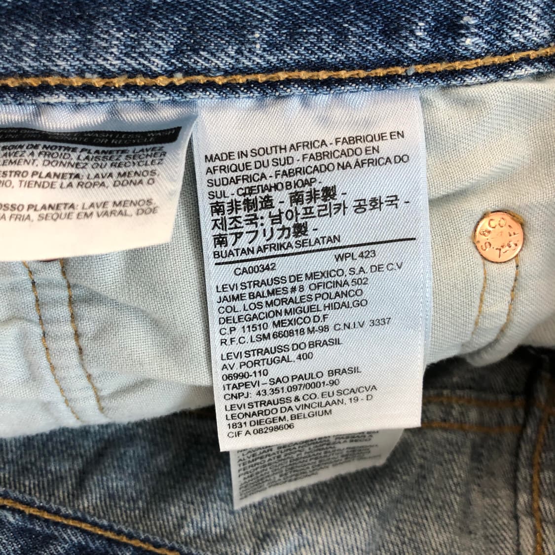 리바이스 501CT 컷오프 데님쇼츠 32-33 상품이미지5