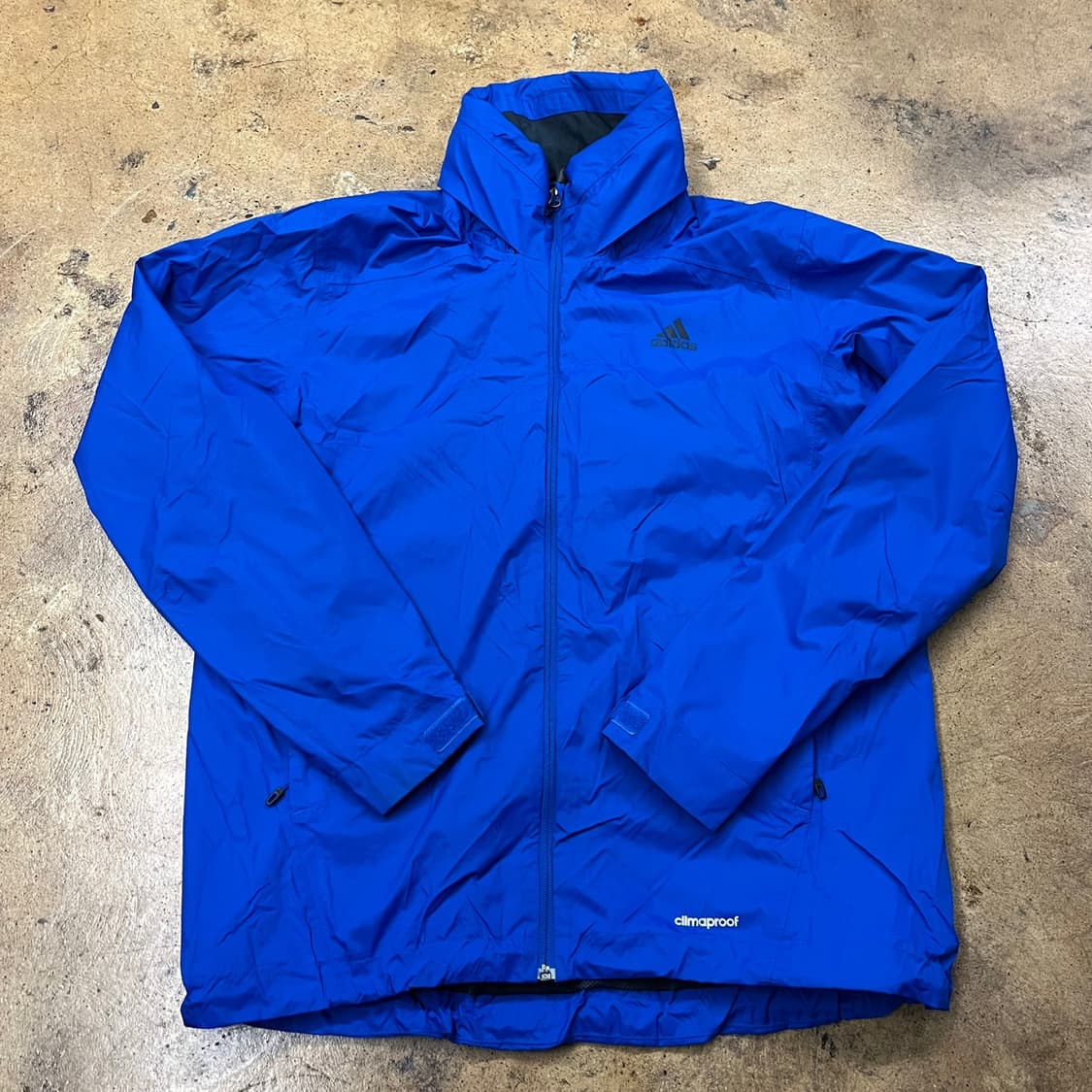 [정품/110] 아디다스 클라이마프루프 블루 바람막이 b10 상품이미지2