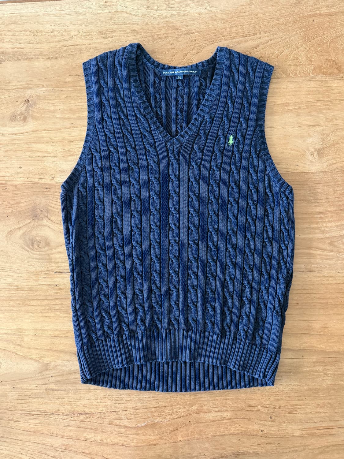 폴로 네이비 니트 베스트  상품이미지1