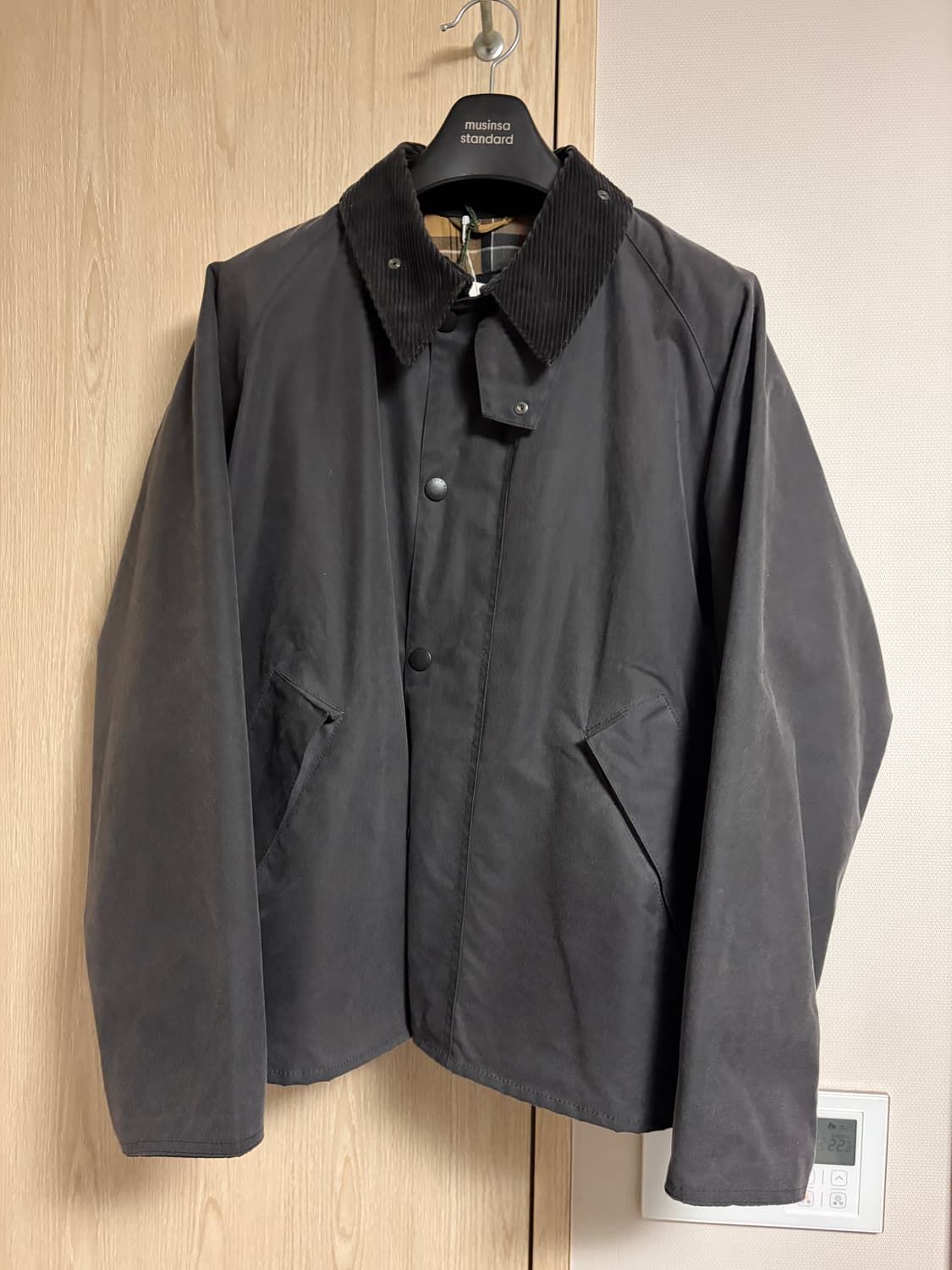 새상품)바버 트랜스포트 왁스자켓 40 사이즈 상품이미지1