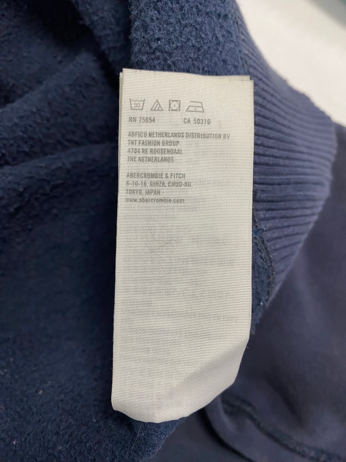 아베크롬비 빈티지 뉴욕 후드 네이비 M <620> 상품이미지5