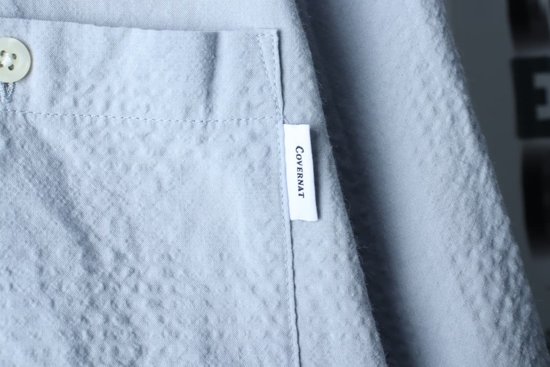 (L-XL) 커버낫 반팔 카라 티셔츠 셔츠 남방 연블루 무지-H30645 상품이미지5