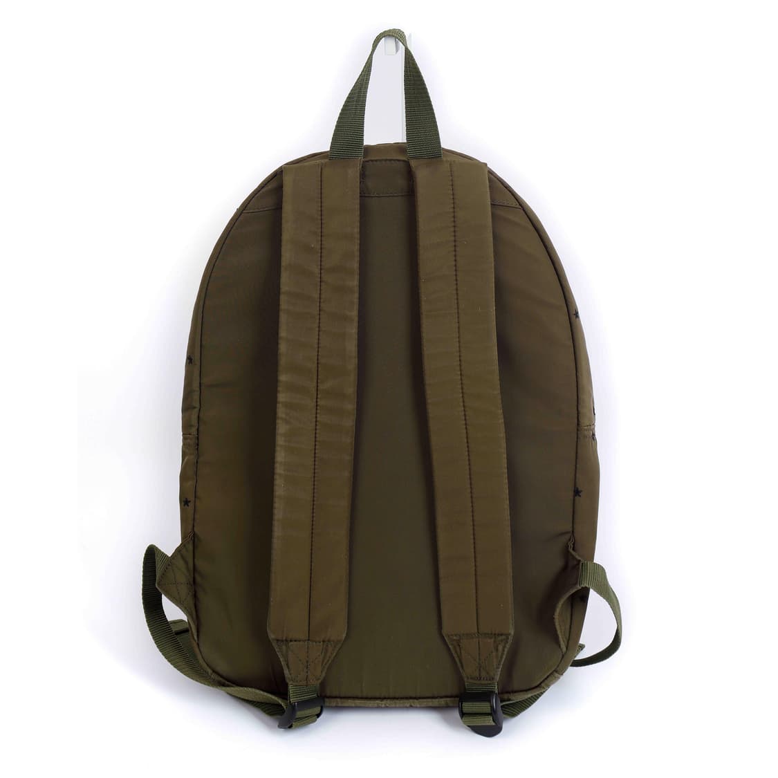[ROSE BUD] 올리브컬러 스타 자수 나일론 백팩 상품이미지2