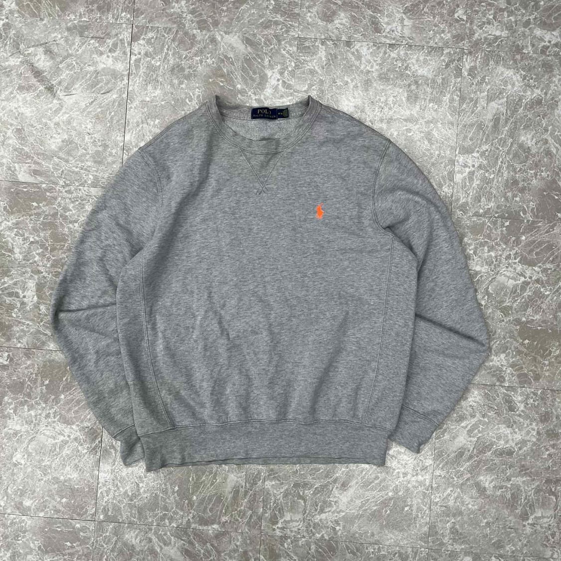 폴로 랄프로렌 그레이 스웨트셔츠 크루넥 맨즈라인 맨투맨(M) 상품이미지2