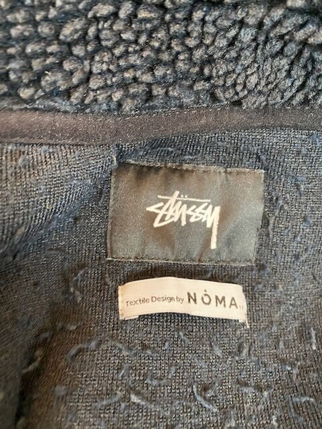 스투시 x 노마 자카드 딥파일 플리스 자켓 상품이미지4