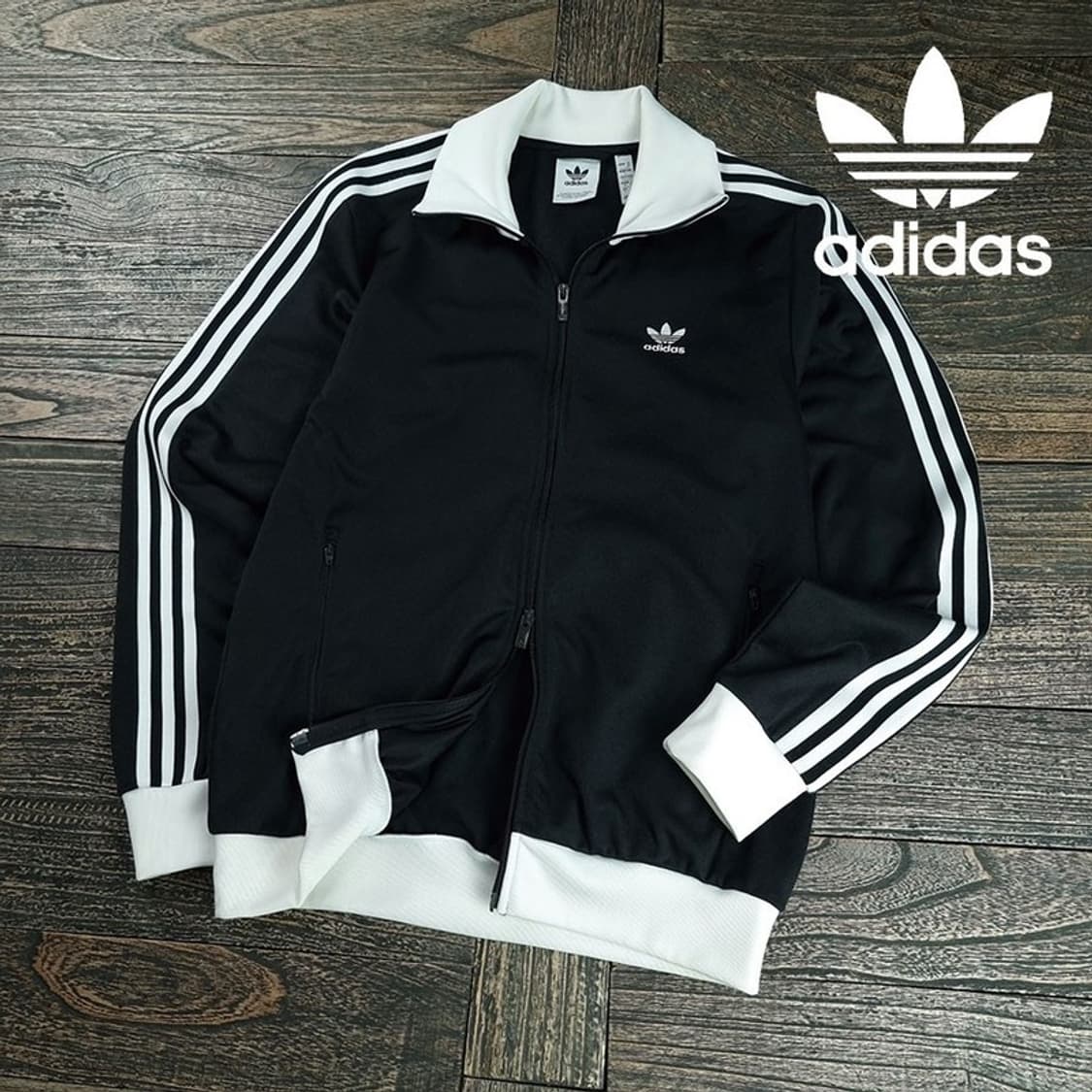 [아디다스] 베켄바우어 신형 검흰 져지 트랙탑 집업 자켓 M19855 상품이미지1