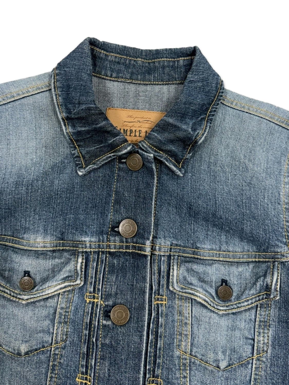 빈티지 SIMPLE LIFE 데님 자켓 상품이미지3