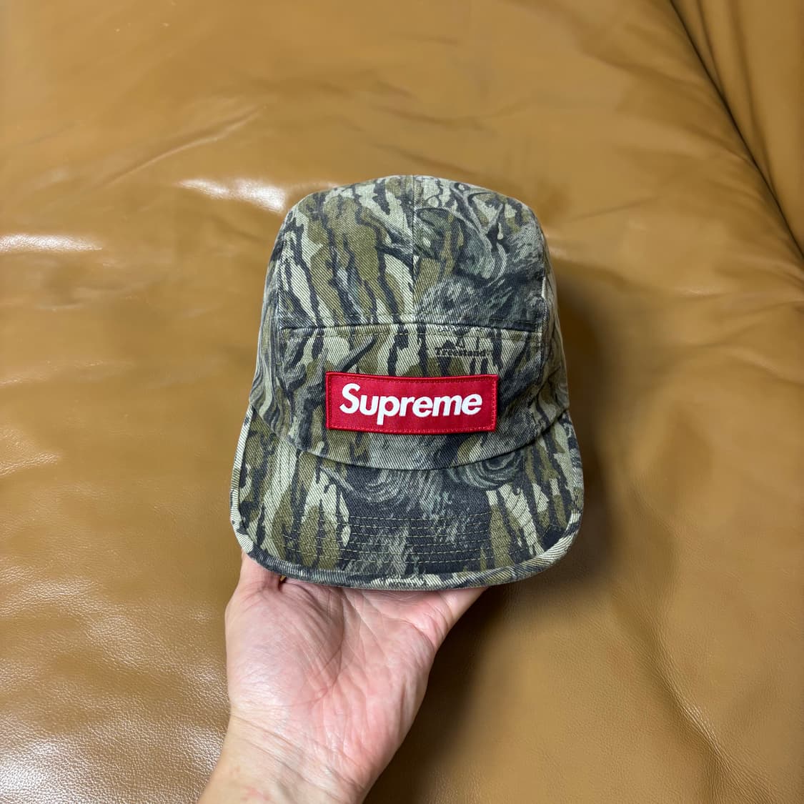 Supreme 슈프림 밀리터리 오크 카모 캠프캡 모자 (Oak Camo) 상품이미지2