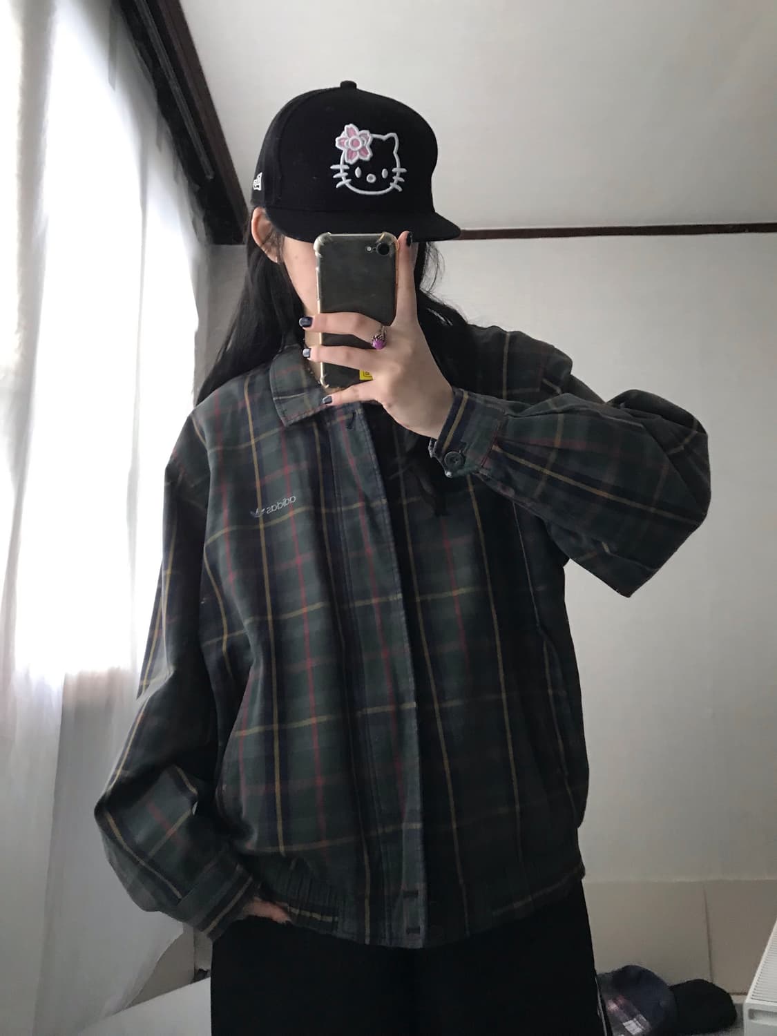 아디다스 80s 체크 블루종 상품이미지7