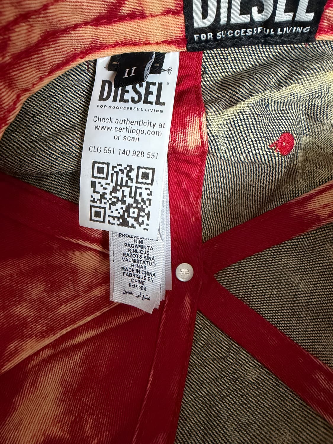 디젤 세이몬 볼캡 모자 2사이즈 상품이미지4