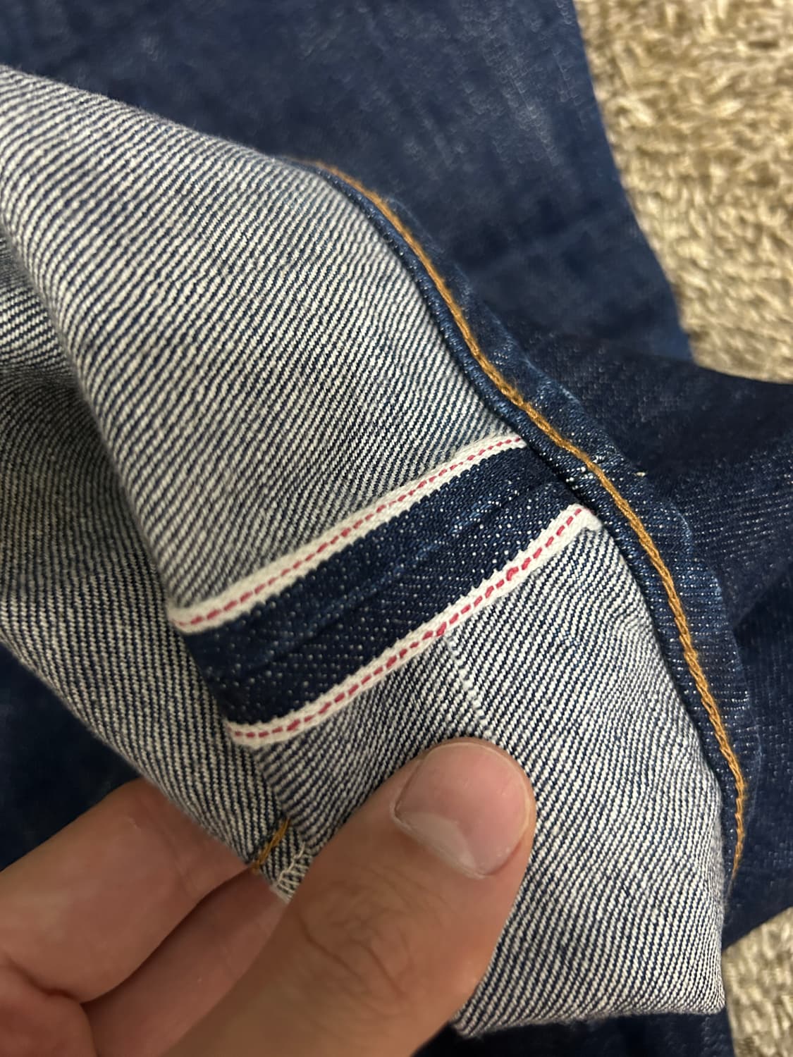 오디너리핏츠 5포켓 앵클 데님 원워시 32사이즈 상품이미지9