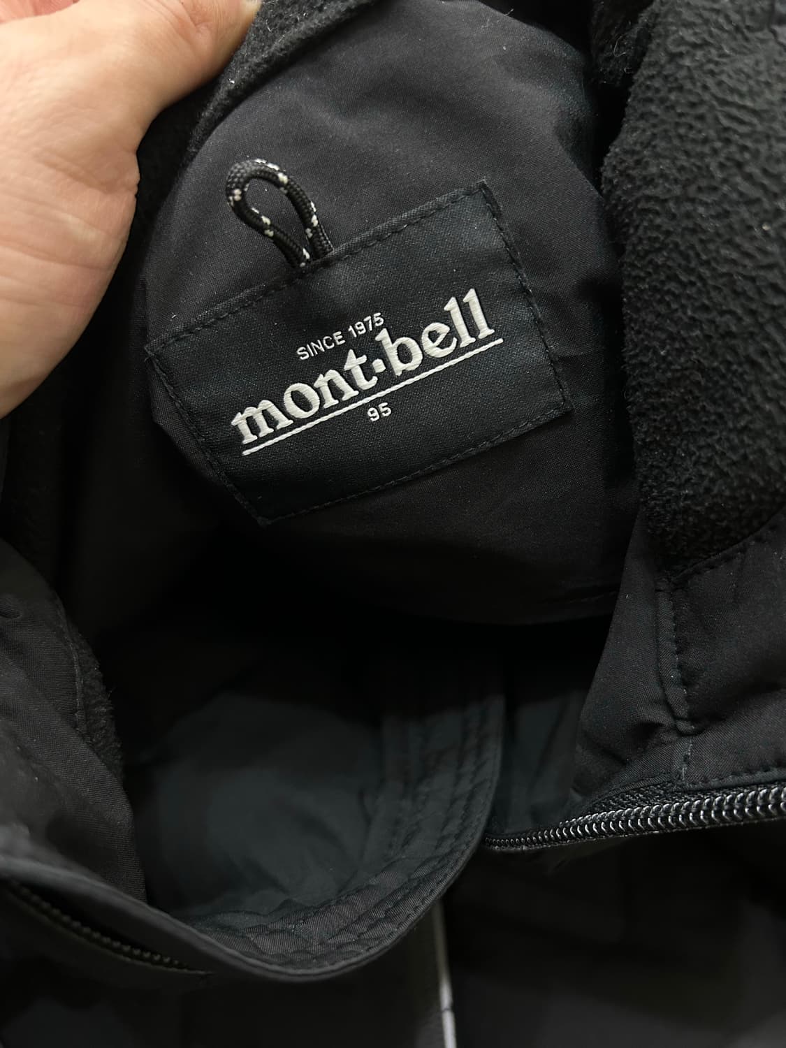 [M]몽벨 튜브테크 중경량 후드 자켓/블랙 상품이미지5