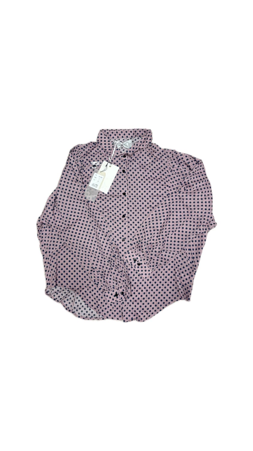 [n'Or LABEL] 핑크 도트 블라우스 (0H-129) 상품이미지1