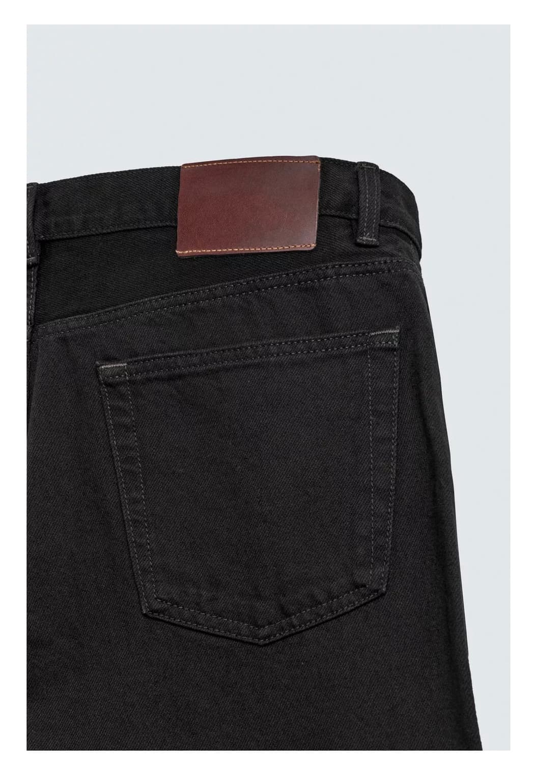 자라 / 새상품 / 무료배송) 스트레이트 데님 (블랙 / 31size) 상품이미지4